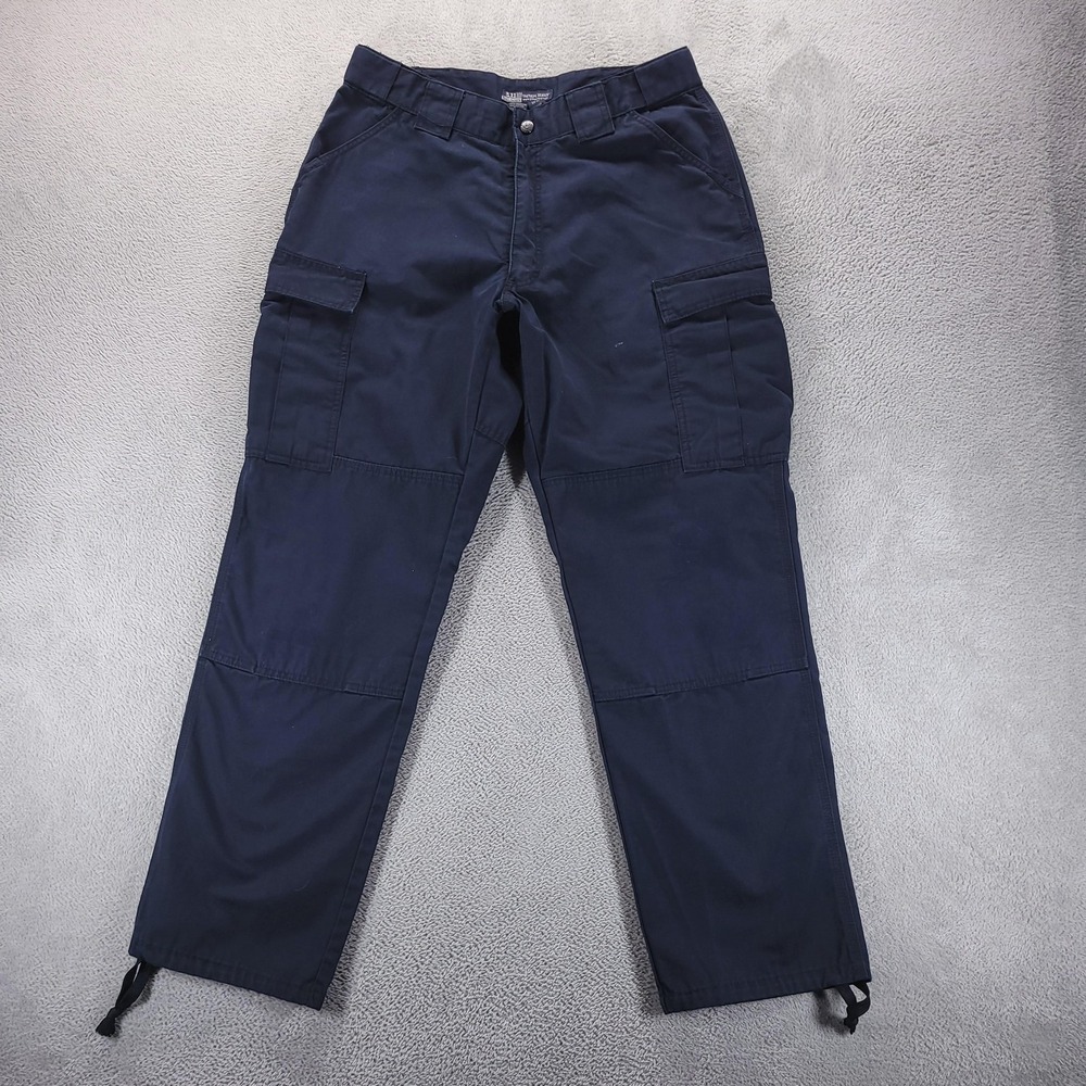 5.11 Tactical Pants Mens L Blue Cargo Workwear Outdoor Hiking Duty Tactical